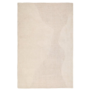 Karina Living Barthelemy Rug Ivory 9x12 - Hand-Tufted Wool Beauty for Elegant Living Spaces & Timeless Style DOV6931-IVRY-9X12