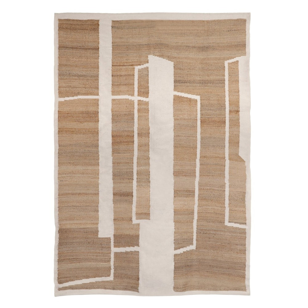 Karina Living Lark Natural 8x10 Handwoven Wool & Jute Area Rug – Versatile, Durable, and Perfect for Any Space! DOV6938-NATL-8X10