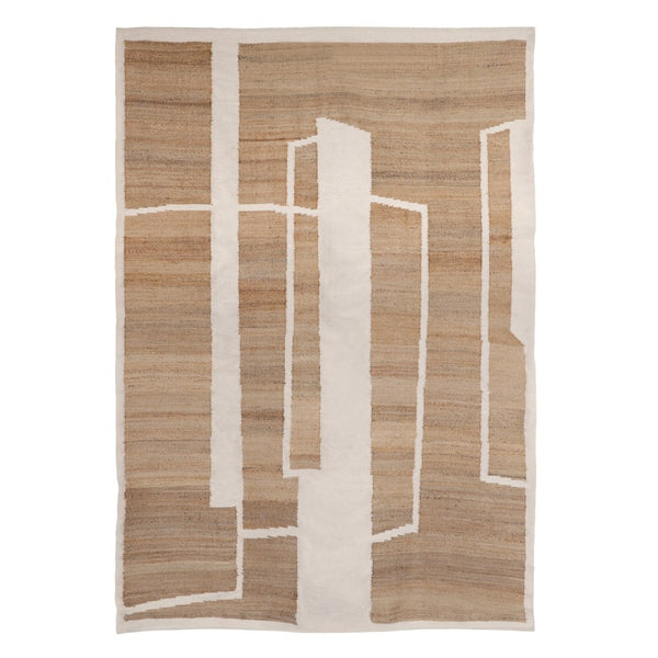 Karina Living Lark Natural 8x10 Handwoven Wool & Jute Area Rug – Versatile, Durable, and Perfect for Any Space! DOV6938-NATL-8X10