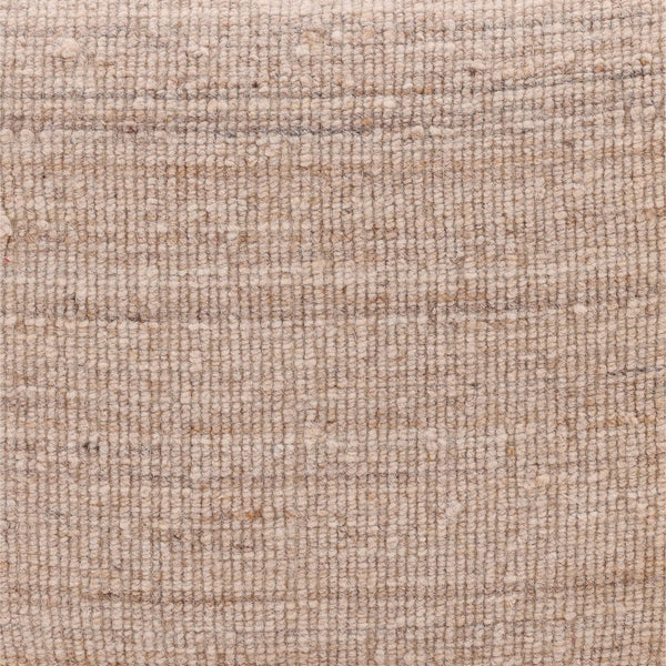 Karina Living Yaelle Stool Beige - Handcrafted Accent Seat with Soft Wool Blend Upholstery for Any Room Decor DOV6940-BEIG