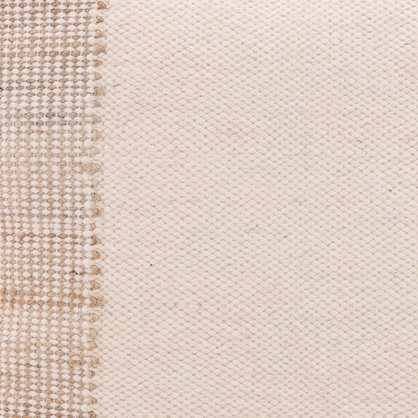 Karina Living Zafiro Pillow Natural - Handwoven Wool & Jute Accent Cushion for Cozy, Stylish Living Spaces DOV6942-NATL