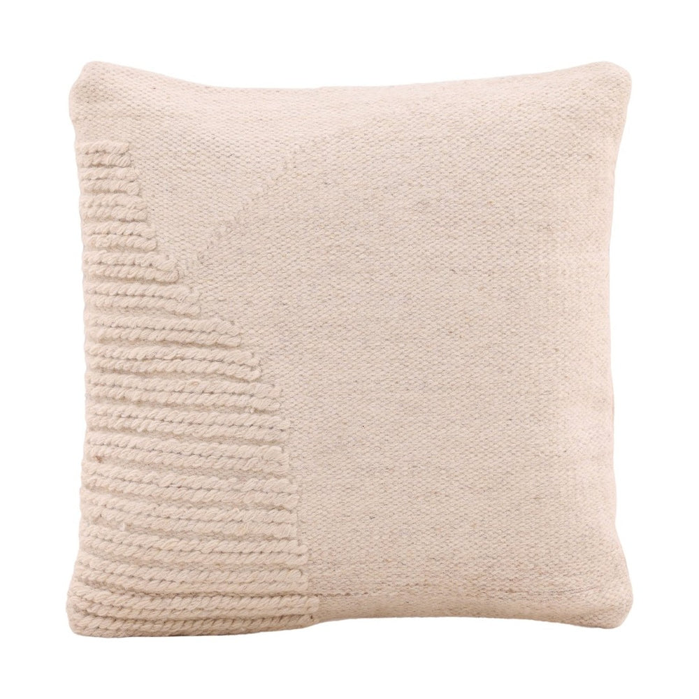 Karina Living Zephyrine Pillow Ivory - Handwoven Comfort Cushion for Stylish Home Décor & Versatile Interiors DOV6943-IVRY