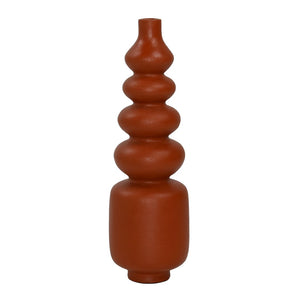 Dovetail Nightingale Vase Lightweight Concrete - Terracotta 