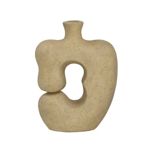 Dovetail,Vases,,Sand,Lightweight Concrete,UPS/FedEx,Beige,,Acrylic,,REGULAR 10,$0 - $250 Rosales Vase DOV70005-SAND Dovetail Dovetail