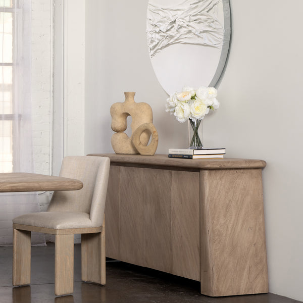 Dovetail,Vases,,Sand,Lightweight Concrete,UPS/FedEx,Beige,,Acrylic,,REGULAR 10,$0 - $250 Rosales Vase DOV70005-SAND Dovetail Dovetail