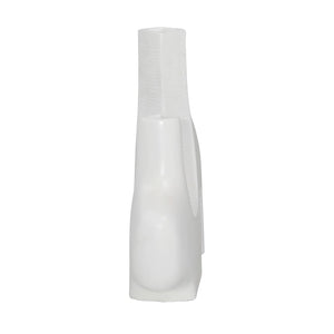 Dovetail Claudio Vase Lightweight Concrete - White 