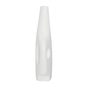 Dovetail Misael Vase Lightweight Concrete - White 