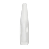 Dovetail Misael Vase Lightweight Concrete - White 