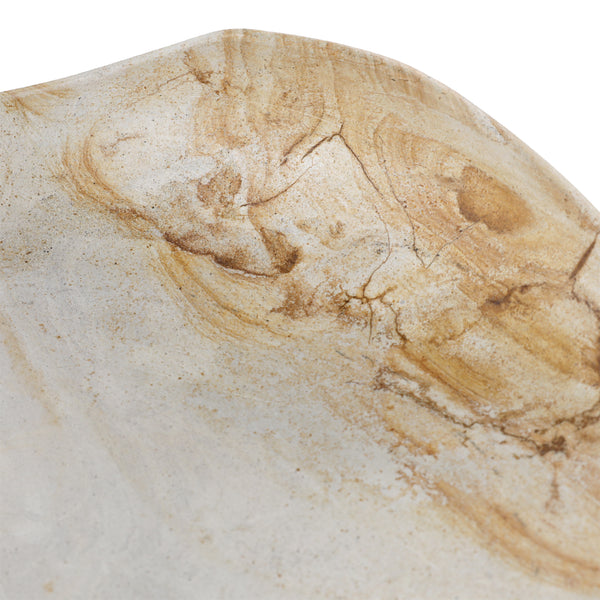 Dovetail,Decorative Art Pieces,,Natural,Palimanan Stone,UPS/FedEx,Light Brown,,Metal,,REGULAR 15,$0 - $250 Soto Bowl DOV71004-NATL Dovetail Dovetail