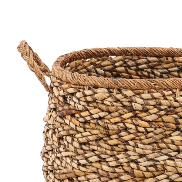 Karina Living Remigio Woven Basket Set of 2 - Stylish Natural Storage Baskets for Home Decor & Organization DOV71026-NATL