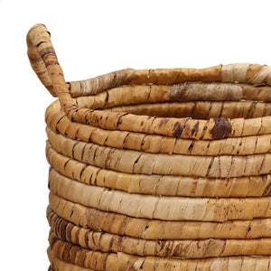 Karina Living Kerensa Handwoven Basket Set of 3 - Eco-Friendly Storage for Home Organization & Decor Ideas DOV71039-NATL