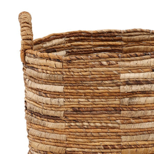 Karina Living Rook Handcrafted Woven Basket Set of 3 – Natural Storage Solution for Stylish Organization & Decor DOV71042-NATL