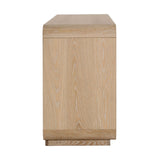 Dovetail Virgia Sideboard Oak Wood and Oak Veneer - Natural 