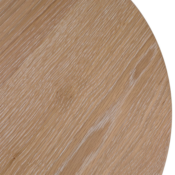 Dovetail June Dining Table Oak Wood and Oak Veneer - Natural 