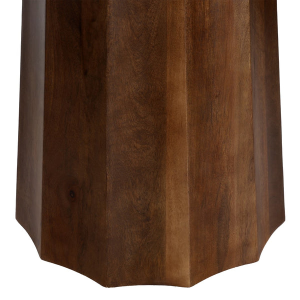 Dovetail Atwell Dining Table Mango Wood and Marble - Medium Brown 