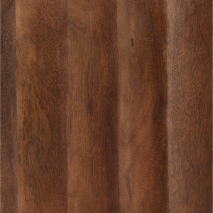 Dovetail Milburn Coffee Table Brown Natural and Medium Brown Travertine and Wood DOV75005-BRWN