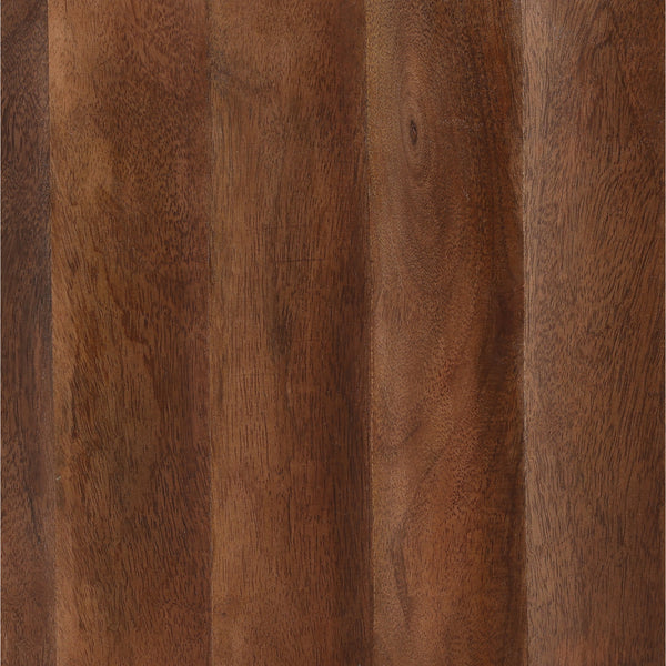 Dovetail Milburn Coffee Table Brown Natural and Medium Brown Travertine and Wood DOV75005-BRWN