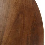 Dovetail Milliken Bistro Table Mango Wood and Iron - Medium Brown and Black Base 