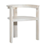Dovetail Amira Dining Chair Mango Wood - Whitewash 