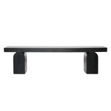 Dovetail Royce Bench Mango Wood - Matte Black 