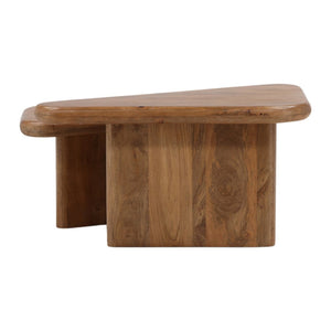 Karina Living Sansa Coffee Table Set of 2 - Stylish Mango Wood Nesting Tables for Modern Living Room Decor DOV75038-BRWN