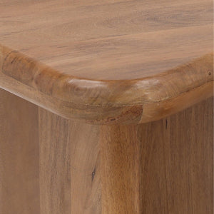 Karina Living Sansa Coffee Table Set of 2 - Stylish Mango Wood Nesting Tables for Modern Living Room Decor DOV75038-BRWN