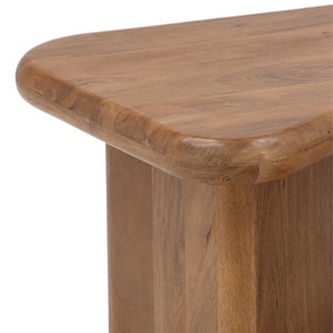 Karina Living Sansa Coffee Table Set of 2 - Stylish Mango Wood Nesting Tables for Modern Living Room Decor DOV75038-BRWN