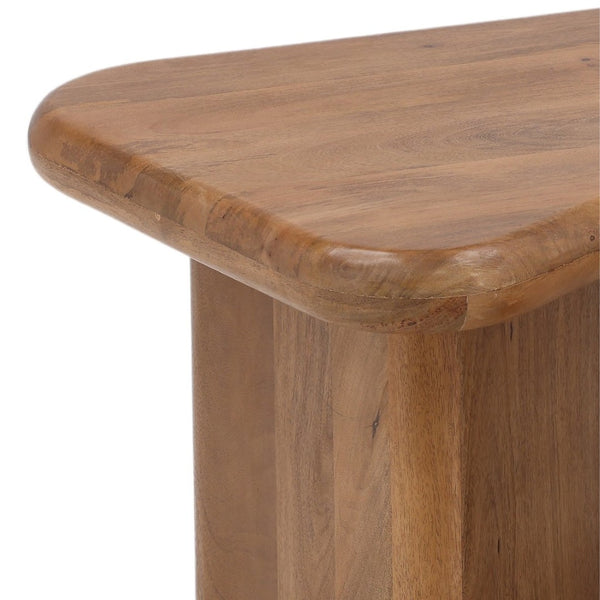 Karina Living Sansa Coffee Table Set of 2 - Stylish Mango Wood Nesting Tables for Modern Living Room Decor DOV75038-BRWN