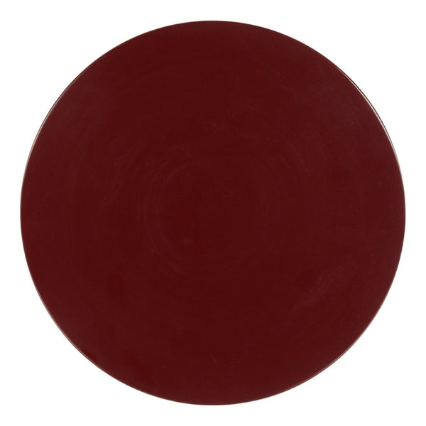 Karina Living Dax Side Table in Rich Burgundy - Modern High-Gloss Wood Accent for Living Rooms & Bedrooms DOV75063-BURG