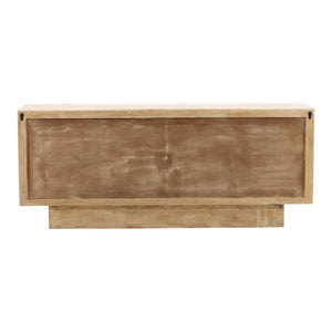Karina Living Hartland Sideboard - Light Natural Finish in Solid Mango Wood for Stylish Storage & Display Solutions DOV75068-LTNT