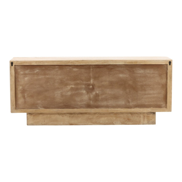 Karina Living Hartland Sideboard - Light Natural Finish in Solid Mango Wood for Stylish Storage & Display Solutions DOV75068-LTNT