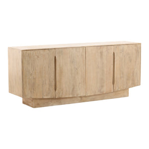 Karina Living Hartland Sideboard - Light Natural Finish in Solid Mango Wood for Stylish Storage & Display Solutions DOV75068-LTNT