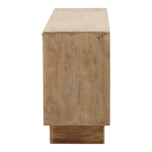 Karina Living Hartland Sideboard - Light Natural Finish in Solid Mango Wood for Stylish Storage & Display Solutions DOV75068-LTNT