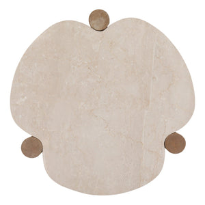 Karina Living Amahle Coffee Table in Natural - Hand-Finished Mango Wood & Botochino Stone for Modern Spaces DOV75070-NATL