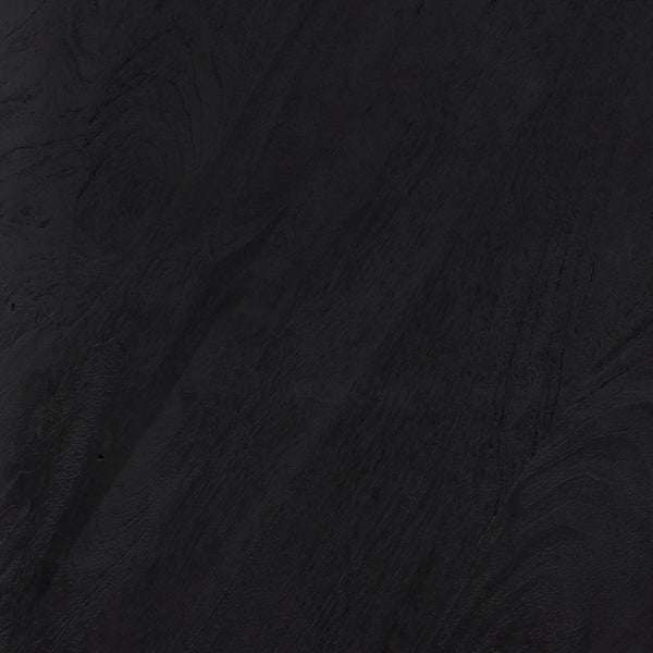 Dovetail Marci Console Table Black Black Acacia Wood DOV76002-BLCK