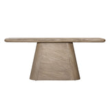 Dovetail Marci Console Table Acacia Wood - Sandblasted Natural