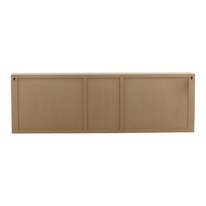 Karina Living Leandra Sideboard in Weathered Natural - Rustic Acacia Wood Storage for Modern Dining & Living Spaces DOV76022-NATL