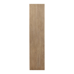 Karina Living Leandra Bookcase in Weathered Natural - Stylish Acacia Wood Storage for Home & Office Spaces DOV76023-NATL