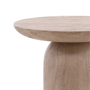 Karina Living Lorin End Table – Light Natural Acacia Wood Accent Piece for Modern and Scandinavian Interiors DOV76033-LTNT-MD