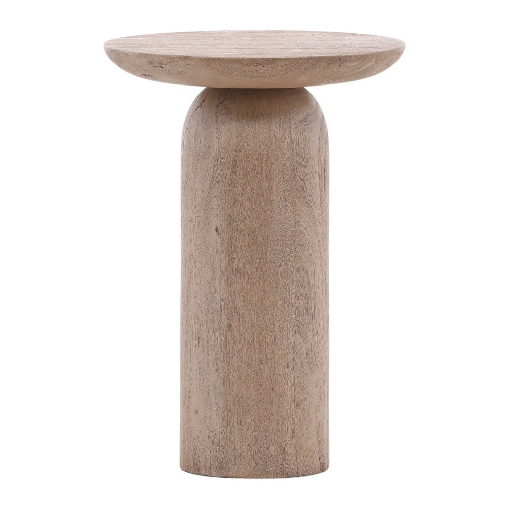 Karina Living Lorin End Table – Light Natural Acacia Wood Accent Piece for Modern and Scandinavian Interiors DOV76033-LTNT-MD