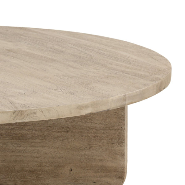 Karina Living Colby Coffee Table in Weathered Natural - Rustic Solid Acacia Wood for Modern Living Spaces DOV76041-LTNT