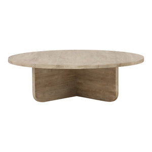 Karina Living Colby Coffee Table in Weathered Natural - Rustic Solid Acacia Wood for Modern Living Spaces DOV76041-LTNT