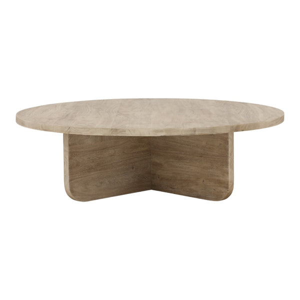 Karina Living Colby Coffee Table in Weathered Natural - Rustic Solid Acacia Wood for Modern Living Spaces DOV76041-LTNT