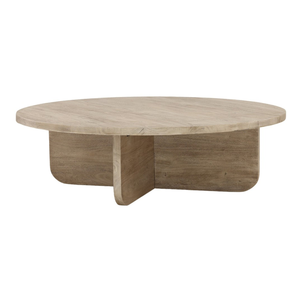 Karina Living Colby Coffee Table in Weathered Natural - Rustic Solid Acacia Wood for Modern Living Spaces DOV76041-LTNT
