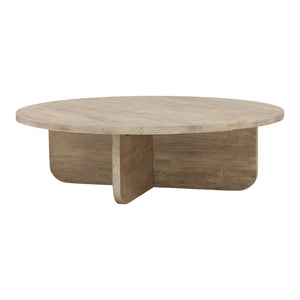Karina Living Colby Coffee Table in Weathered Natural - Rustic Solid Acacia Wood for Modern Living Spaces DOV76041-LTNT