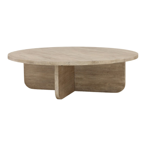Karina Living Colby Coffee Table in Weathered Natural - Rustic Solid Acacia Wood for Modern Living Spaces DOV76041-LTNT