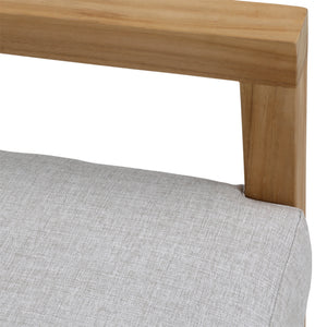 Dovetail,Outdoor Accent Chairs and Benches,,Light Grey and Natural Teak,Solution-Dyed Acrylic Upholstery and Teak Wood,Freight,Gray,Light Brown,Brown,,Acrylic,Wood,Wood,,REGULAR 10,$1000 - $1250 Boe Outdoor Sofa Chair DOV7799-LTGY Dovetail Dovetail