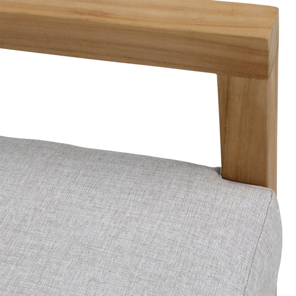 Dovetail,Outdoor Accent Chairs and Benches,,Light Grey and Natural Teak,Solution-Dyed Acrylic Upholstery and Teak Wood,Freight,Gray,Light Brown,Brown,,Acrylic,Wood,Wood,,REGULAR 10,$1000 - $1250 Boe Outdoor Sofa Chair DOV7799-LTGY Dovetail Dovetail