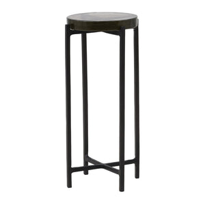 Karina Living Nerida End Table in Sleek Black - Modern Compact Accent Piece for Small Spaces & Stylish Décor DOV78002-BLCK