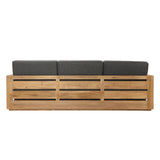 Dovetail,Outdoor Sofas,,Charcoal and Natural Teak,Solution-Dyed Acrylic Upholstery and Teak Wood,Freight,Gray,Light Brown,Brown,,Acrylic,Wood,Wood,,REGULAR 20,$3500 - $4000 Darlene Outdoor Sofa DOV7801-CHAR Dovetail Dovetail